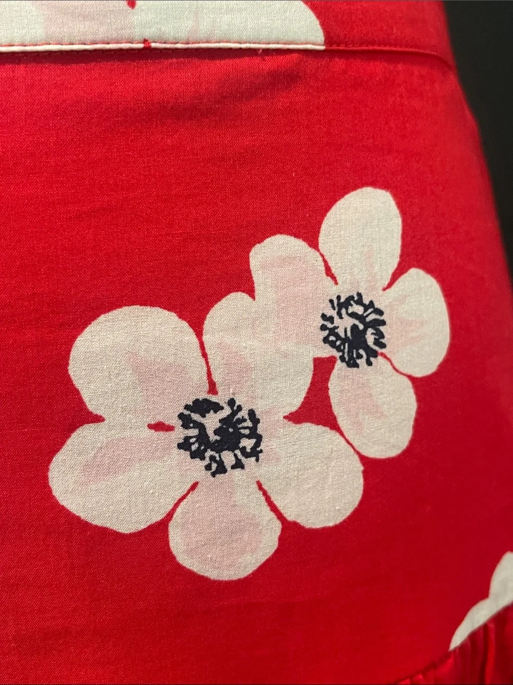 J.Crew Cotton Floral Cherry Blossom Tiered Skirt Size XS
